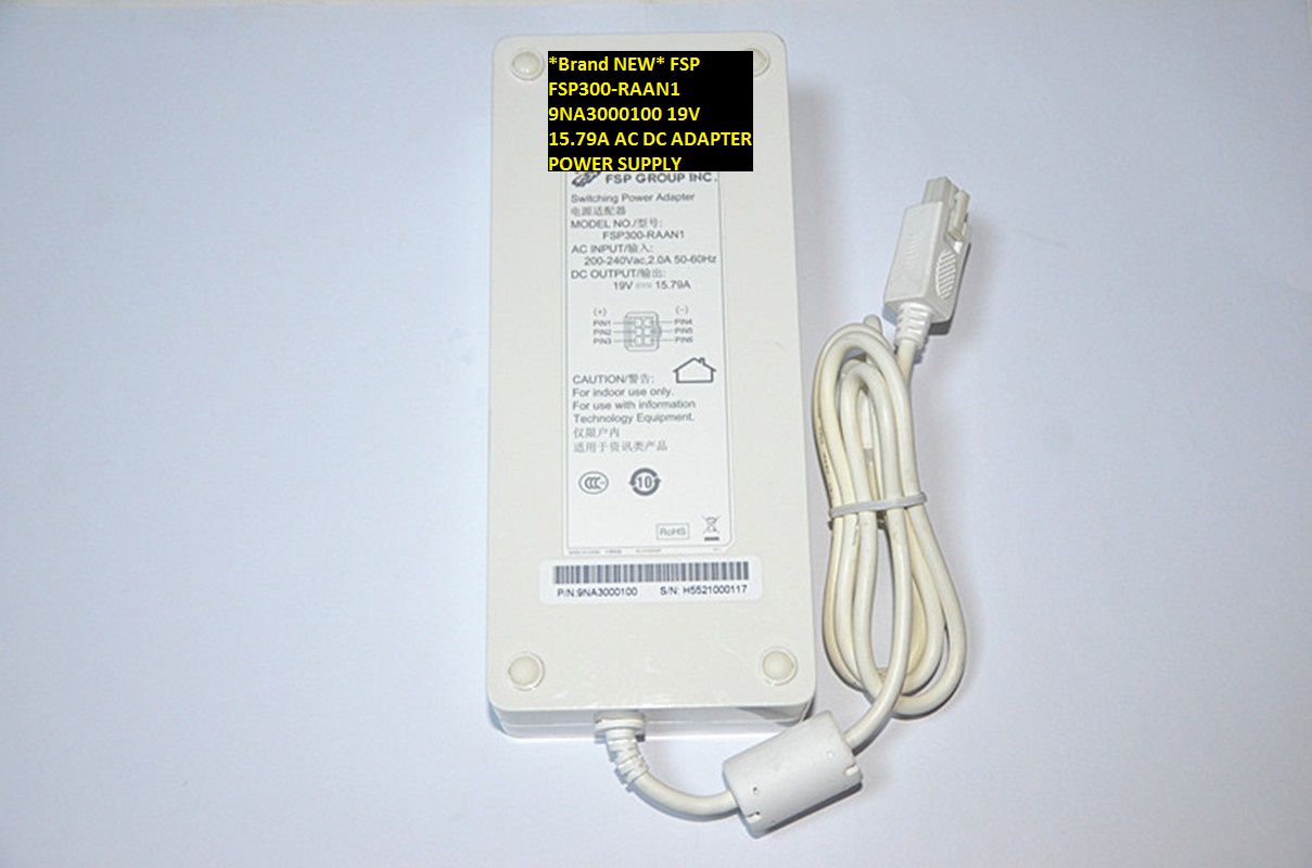 *Brand NEW* FSP 9NA3000100 FSP300-RAAN1 19V 15.79A AC DC ADAPTER POWER SUPPLY